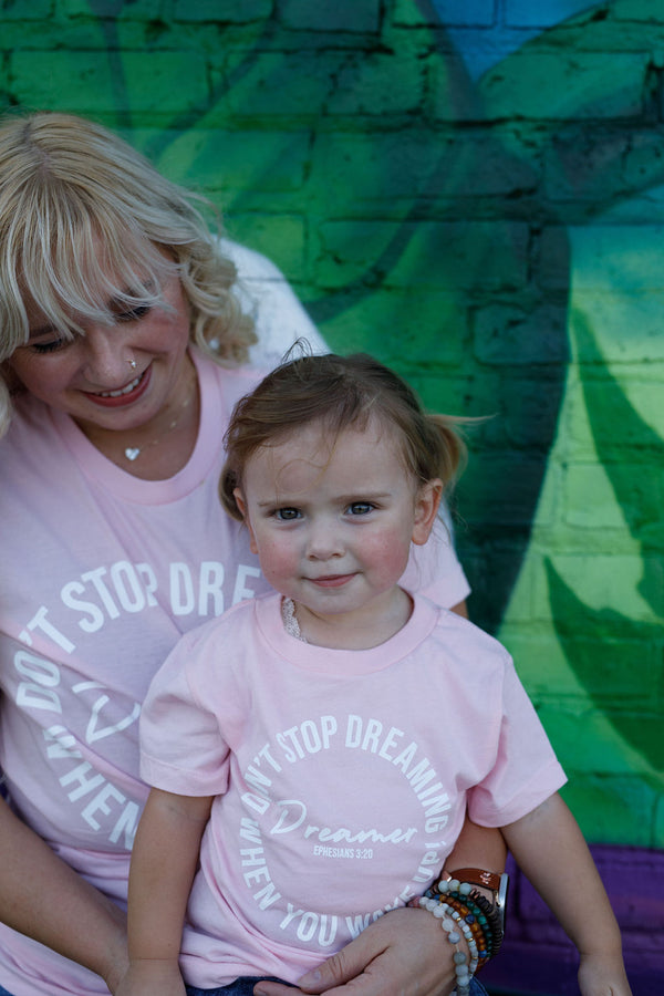 Dreamer Pink Toddler Tshirt