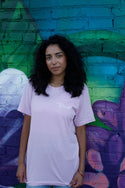 Blessed Is She Lilac Lightweight T-Shirt